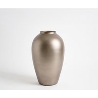 Vase Rondia B21 x T21 x H35 cm Glas Opal Mundgeblasen