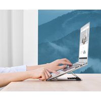 ALBA Notebook-Ständer MHLAPTOP, aus Aluminium, silber – Bild 2