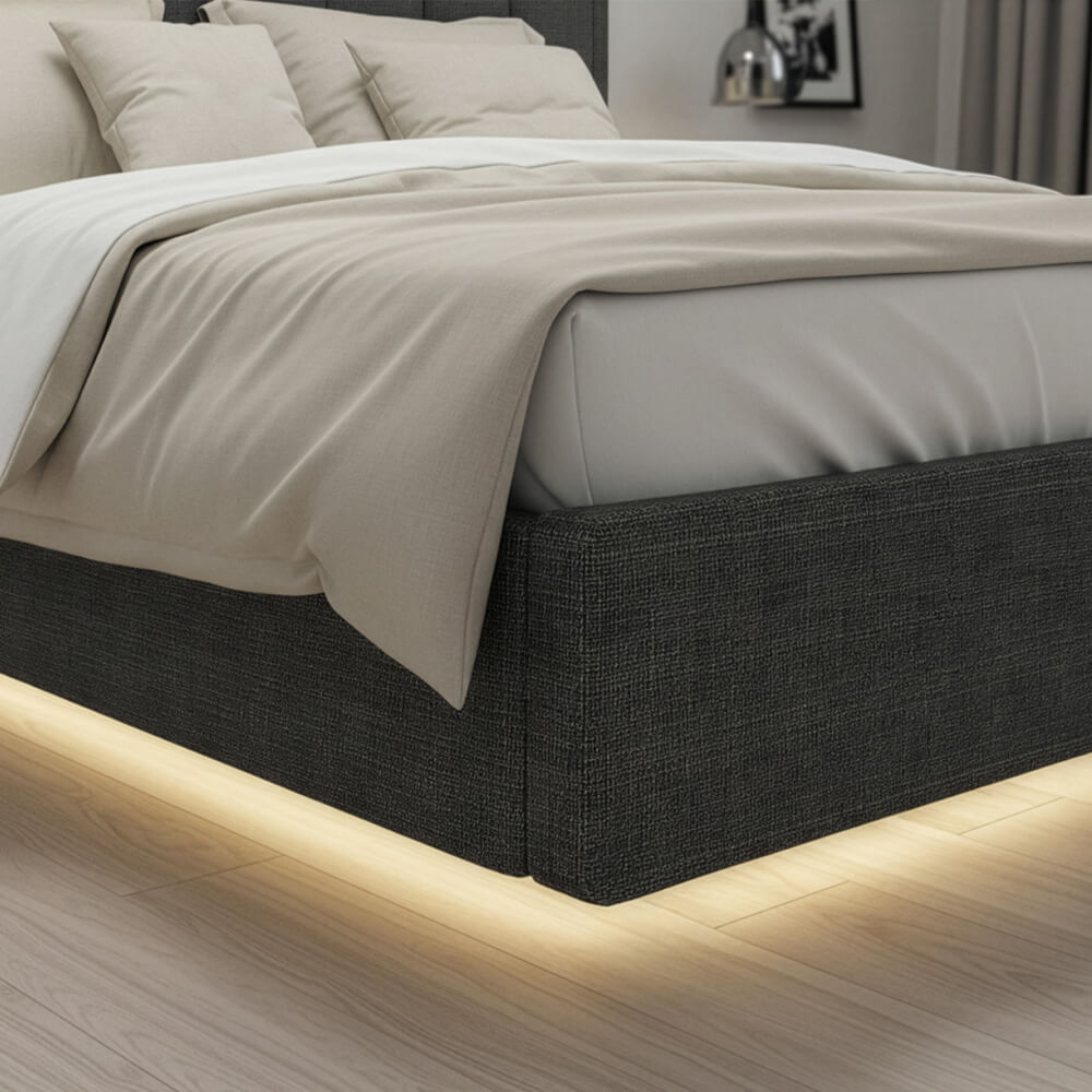 Home Deluxe 4058166440471 LED Bett 160x200 – Bild 3