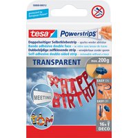 tesa Powerstrips DECO, transparent, Haltekraft: max. 0,2 kg – Bild 2