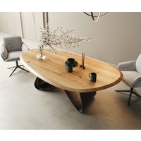 DELIFE Edge Oval Esstisch 220x120