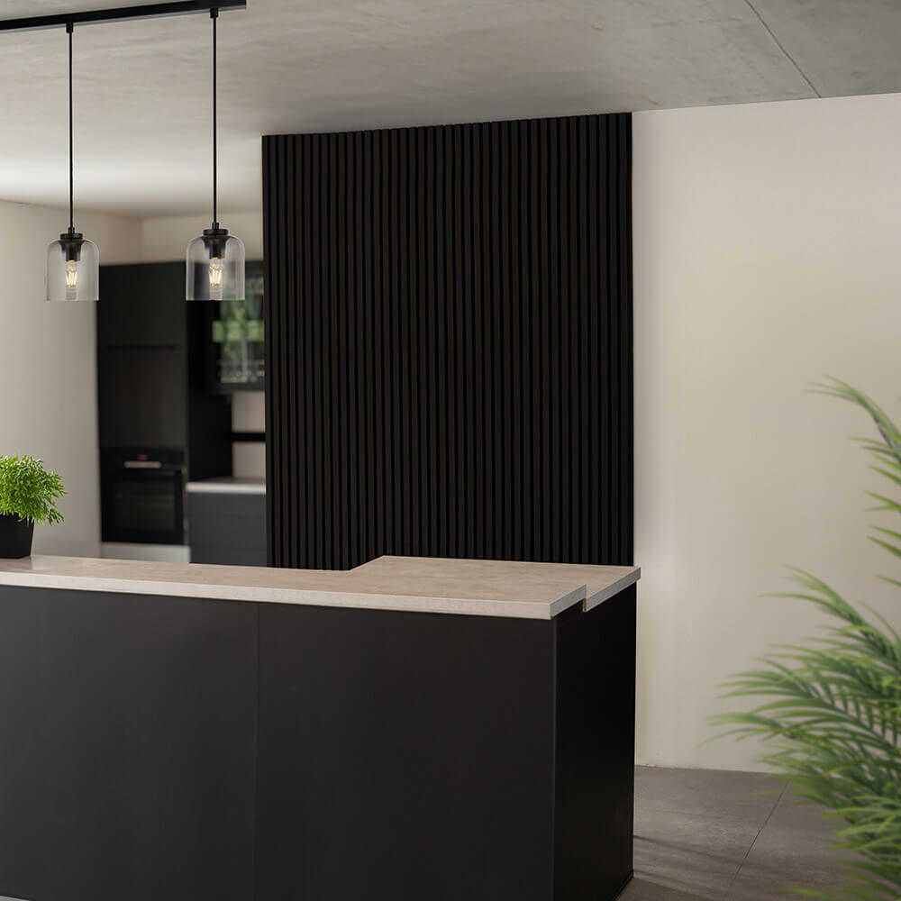 Akustikpaneel SONIC - 80 x 40 cm Deep Black – Bild 3