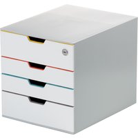DURABLE Schubladenbox VARICOLOR MIX 4 SAFE, weiß