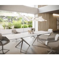 DELIFE Edge Esstisch Keramik Edelstahl