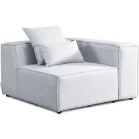 Home Deluxe 4058166244772 Ecksofa Hellgrau – Bild 2