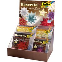 folia Faltblätter Bascetta-Sterne I, im Thekendisplay