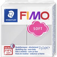 FIMO SOFT Modelliermasse, ofenhärtend, delfingrau, 57 g – Bild 2