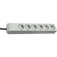 brennenstuhl Steckdosenleiste, Eco-Line, 6-fach, schwarz