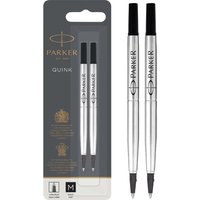 PARKER Rollerballmine QUINK, 0,7 mm, schwarz, 2er Blister – Bild 2