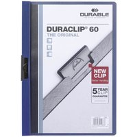 DURABLE Klemmhefter DURACLIP ORIGINAL 60, DIN A4, dunkelblau – Bild 2