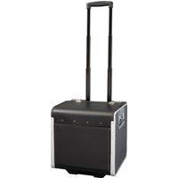 Alassio Aktenkoffer, PERUGIA, Lederimitat, schwarz