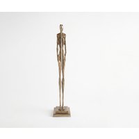 DELIFE Divora Aluminiumfigur Champagner
