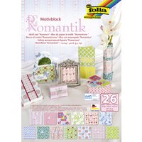 folia Motivblock, Romantik, 240 x 350 mm, 26 Blatt