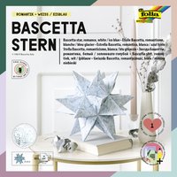 folia Faltblätter Bascetta-Stern, eisblau / bedruckt – Bild 2