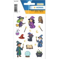 HERMA Sticker MAGIC Hexen & Zauberer, Folie beglimmert – Bild 2