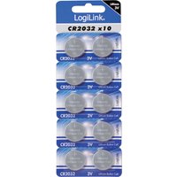 LogiLink Lithium Knopfzelle, Ultra Power, CR2032, 10er – Bild 2