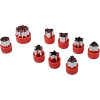 metaltex Mini-Ausstecher-Set, Weihnachten, 9er Set