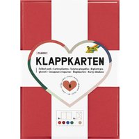 folia Klappkarten CLASSIC, 105 x 148 mm, farbig sortiert