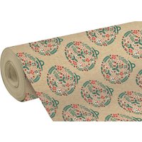 Clairefontaine Weinachts-Geschenkpapier, Weihnachtskugeln