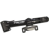 FISCHER Mini-Fahrrad-Luftpumpe, mit T-Griff, schwarz