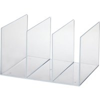 MAUL Acryl Katalog-Stehsammler, glasklar, 3-Fächer