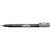Tombow Kalligraphie-Stift Fudenosuke, Härtegrad 1, grau