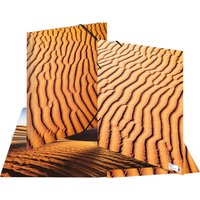 HERMA Eckspannermappe, Nature, DIN A3, Karton, Sand – Bild 2