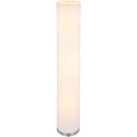 AVA Stehlampe braun, goldfarben, grau, D/H: 19 x 110 cm, Textil, Metall – Bild 2