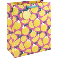 Clairefontaine Geschenktüte, Zitronen, mittel