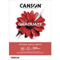 CANSON Studienblock GRADUATE ACRYLIQUE, DIN A4