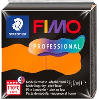 FIMO PROFESSIONAL Modelliermasse, ofenhärtend, 57 g, orange