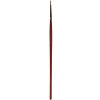 Rundpinsel mit brauner Spitze, synthetisch, Größe 0/2 – Bild 2