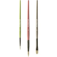 STAEDTLER Synthetikhaarpinsel-Set Noris, 3-teilig