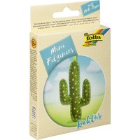 folia Mini Filz-Nähset, Filzinies, 6-teilig, Kaktus