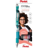 Pentel Gel-Tintenroller EnerGel XmRT Liquid, 4er Set – Bild 2
