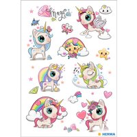 HERMA Sticker MAGIC, Verzaubertes Einhorn