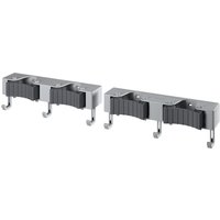 metaltex Klemmleiste Hang-Up 4, 6 Haken, 2er Set