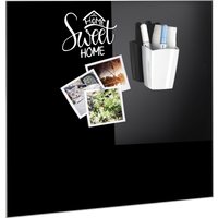 CEP Stifteköcher GLASS BOARD, magnetisch, 2 Fächer, schwarz