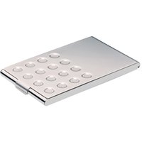 DURABLE Visitenkarten-Etui BUSINESS CARD BOX CHROME, silber – Bild 2