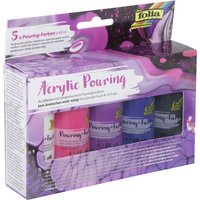 folia Acrylic Pouring-Farbe, INTENSIV, farbig sortiert