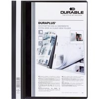 DURABLE Schnellhefter DURAPLUS, DIN A4, schwarz, überbreit – Bild 2
