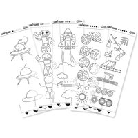 Maped Creativ Nachfüllpackung, Weltraum, für LUMI BOARD