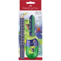 FABER-CASTELL Schreibset Dino, blau, 4-teilig – Bild 2