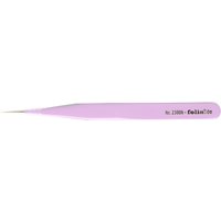 folia Pinzette, spitz, Länge: 135 mm, violett beschichtet – Bild 2