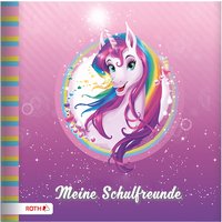 ROTH Freundebuch, Einhornportrait, 165 x 165 mm, 64 Seiten