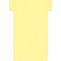 nobo T-Karten, Größe 2 / 60 mm, 170 g/qm, gelb