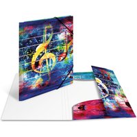 HERMA Eckspannermappe, Artline, PP, DIN A4, Music