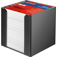 herlitz Zettelbox, Kunststoff, 90 x 90 mm, schwarz – Bild 2