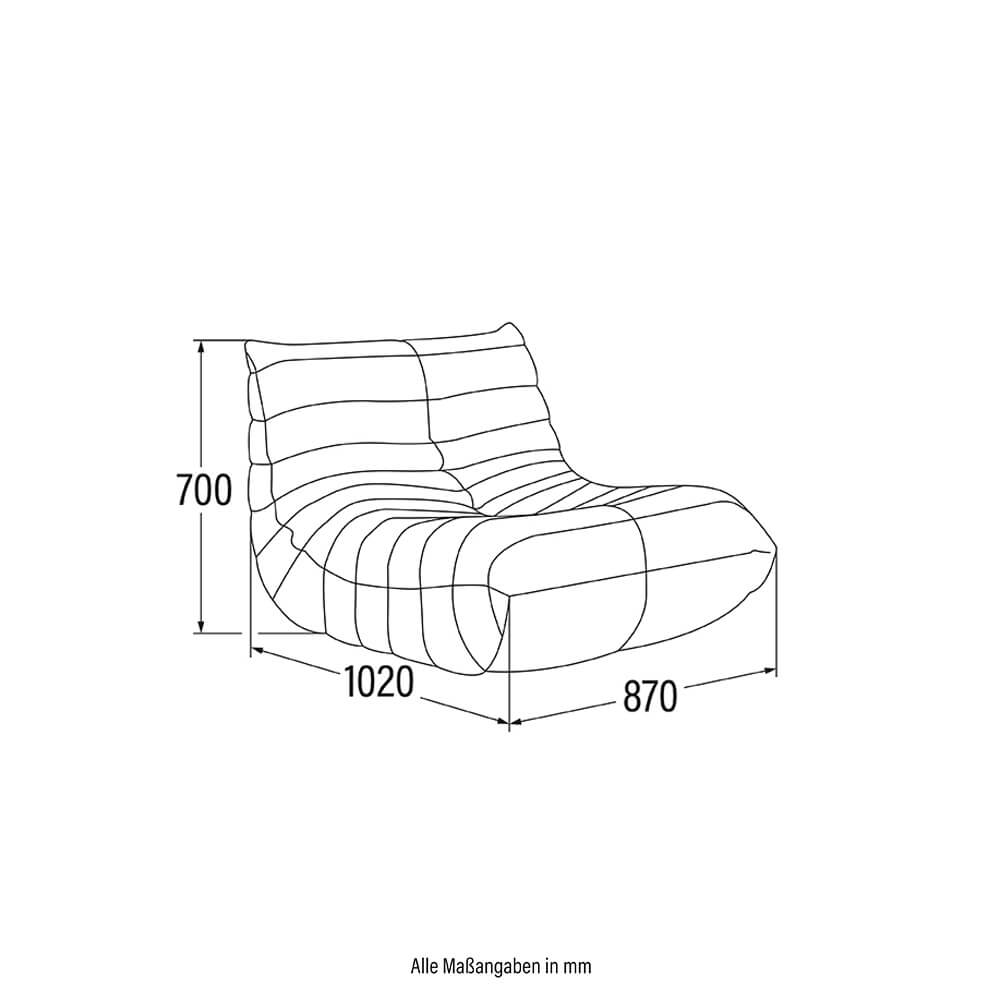 Home Deluxe 4058166313171 Relaxsessel Anthrazit – Bild 6