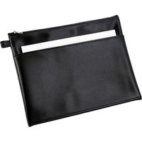 Alassio Banktasche/Utensilientasche mit Vortasche, schwarz – Bild 2